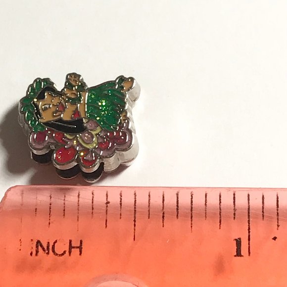 Vintage Disney Lilo & Stitch Slider Charm Bracelet Aulani Resort Enamel Bracelet - Picture 12 of 12